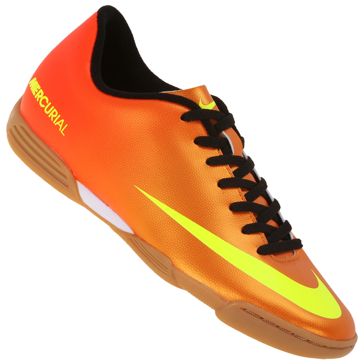 Nike mercurial deals laranja futsal