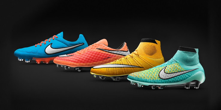 As novas chuteiras da Nike para 2014-2015