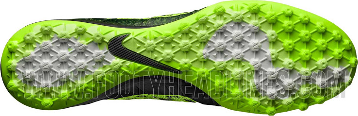 O solado da chuteira Nike Mercurial Superfly para society