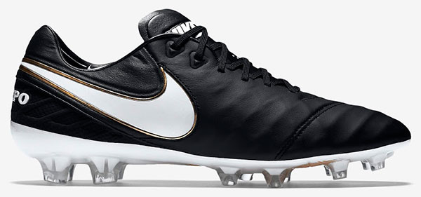 nike tiempo preta e branca