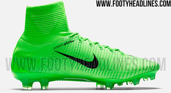 nike chuteira verde