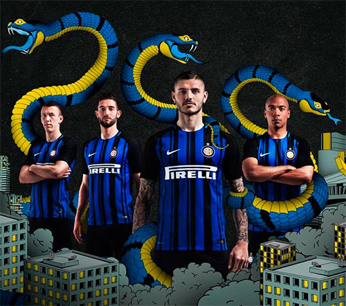 Nike apresenta a nova camisa da Inter de Milão 2017-2018