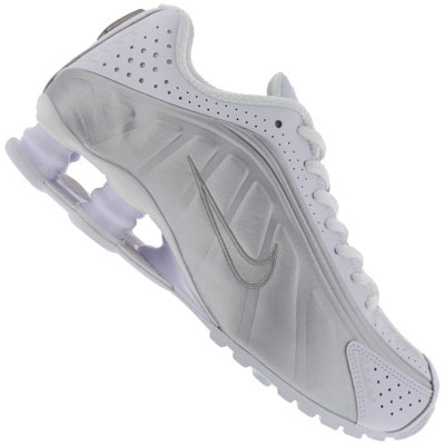 Tênis Nike Shox Feminino cinza claro